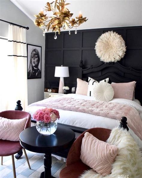 pink and black room ideas chanel|modern pink and black bedroom.